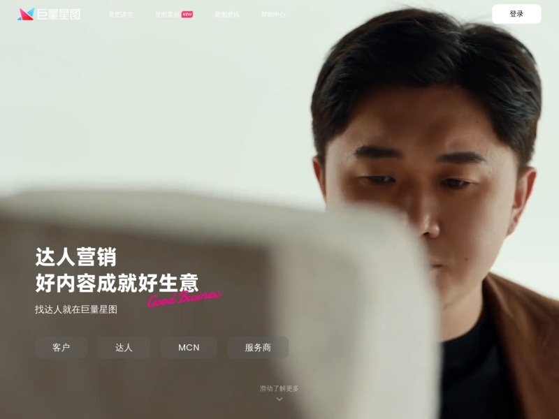 巨量星图 网站截图