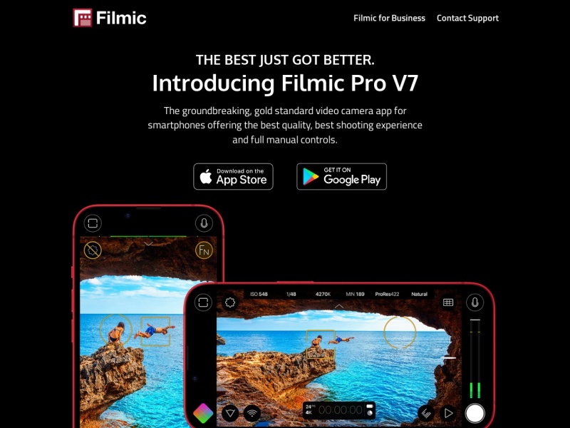 Filmic Pro 网站截图